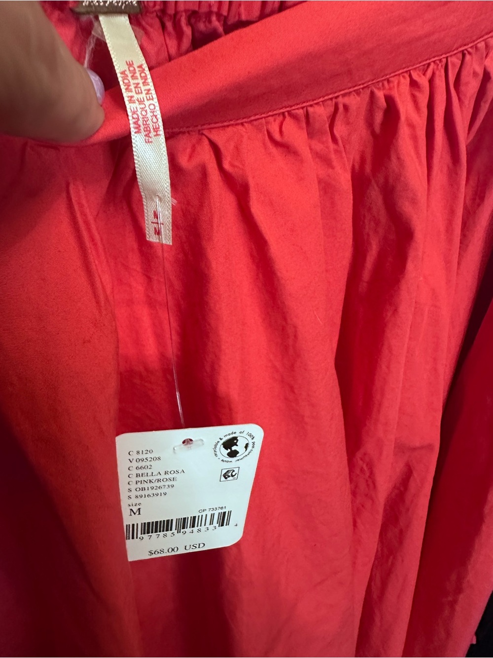 Free People Vibrant Red Mini Skirt - Picture 7 of 9